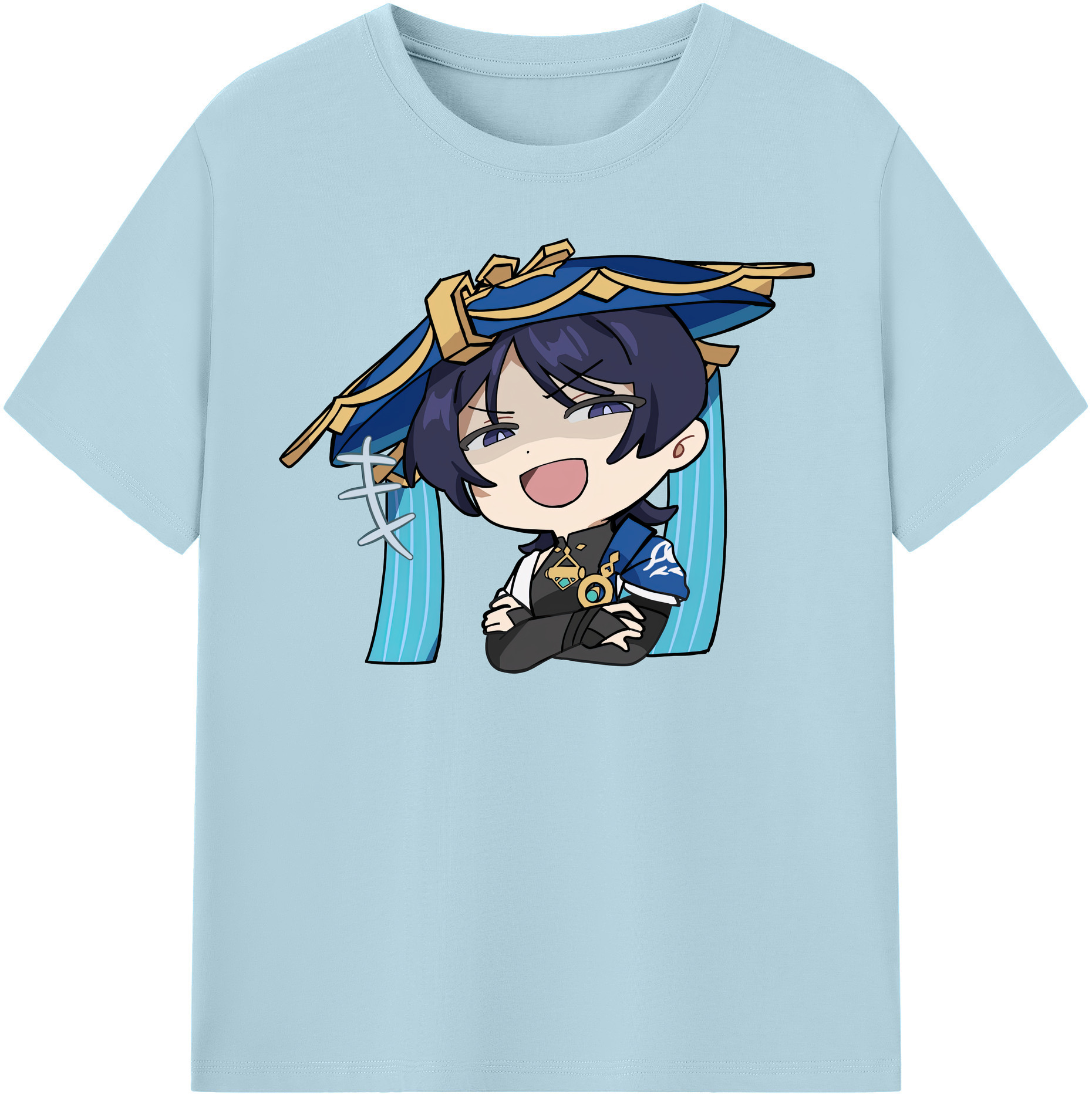 げんし神 さんペい genshin Sanpei 綿100％半袖Tシャツ（フロントプリント）